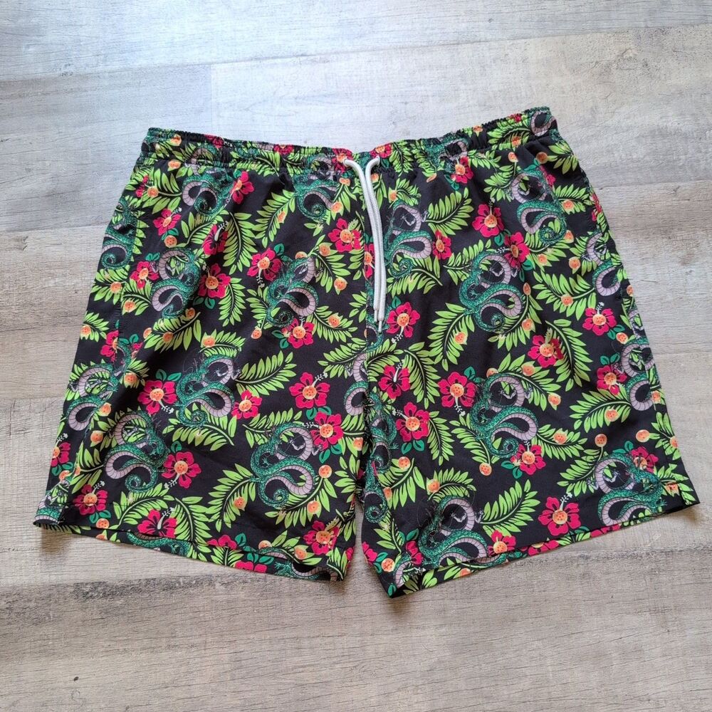 EUC Mens Dragon Ball Super Swimming Trunks sz XL